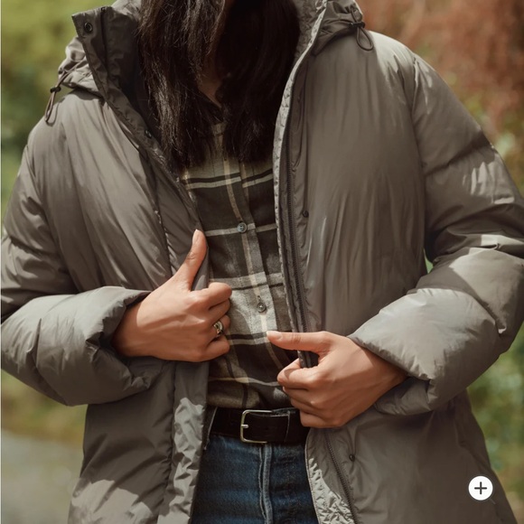 Jenni Kayne sage puffer jacket coat small sage - Picture 3 of 3